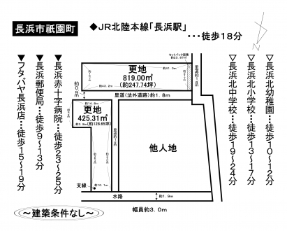 土地 - 滋賀県長浜市祇園町